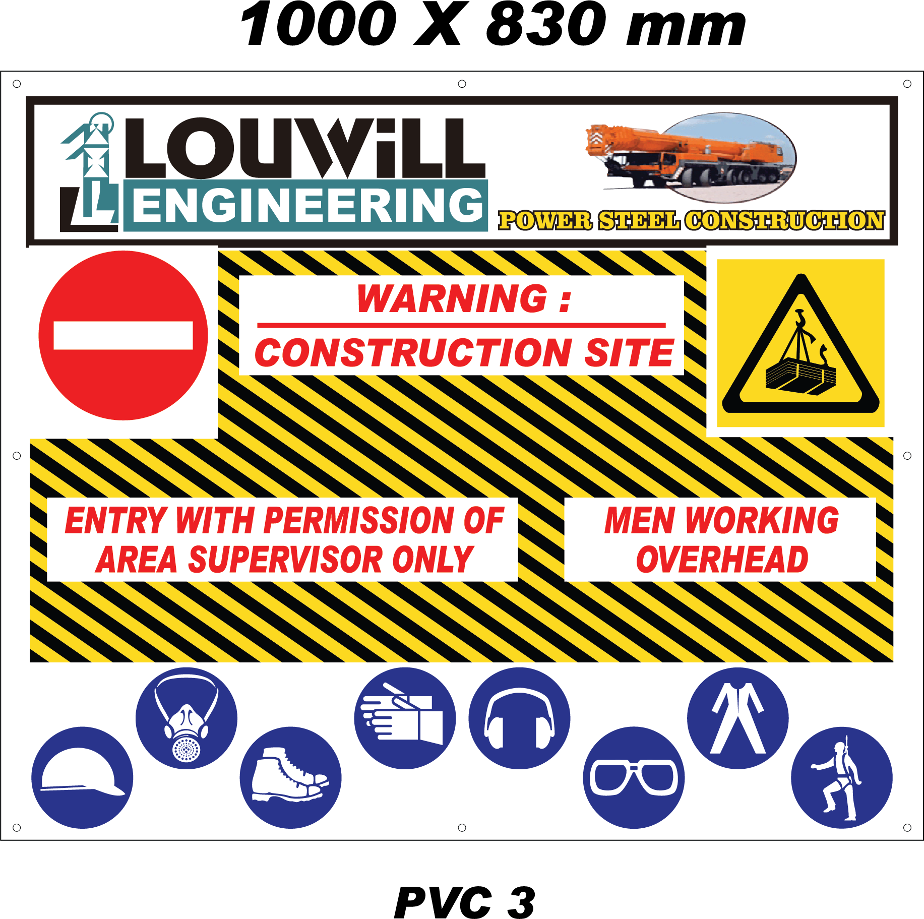 PVC Safety Banner